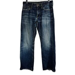 American Eagle Men's Jeans Bootcut Dark Stone Wash size 30x32